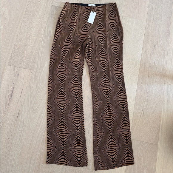 Mango Retro Print Pants - Picture 2 of 6